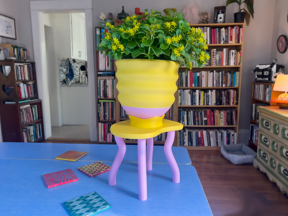 Saddle Up Gift Set - Plant Stand + Planter + Drainage Tray