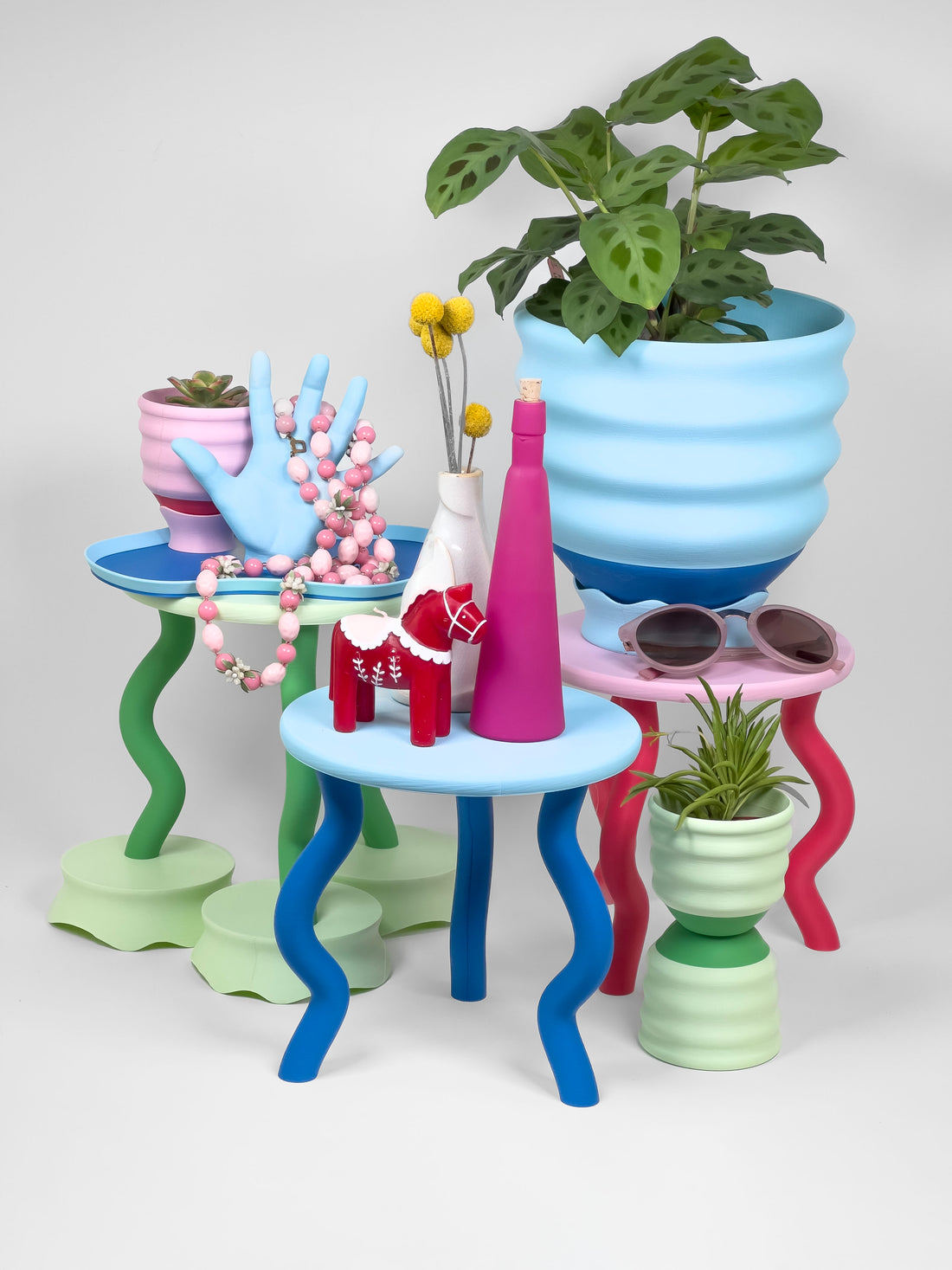 Wavy Plant Stand